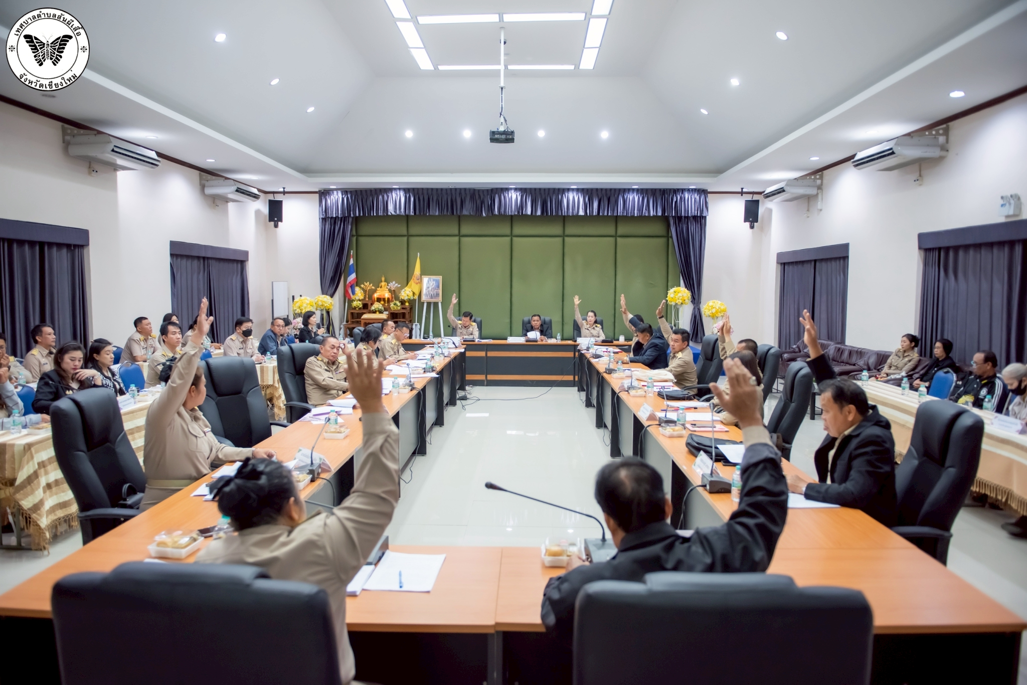 การประชุมสภาเทศบาลตำบลสันผีเสื้อ สมัยวิสามัญ สมัยที่ 1 ครั้งที่ 1 ประจำปี พ.ศ.2568