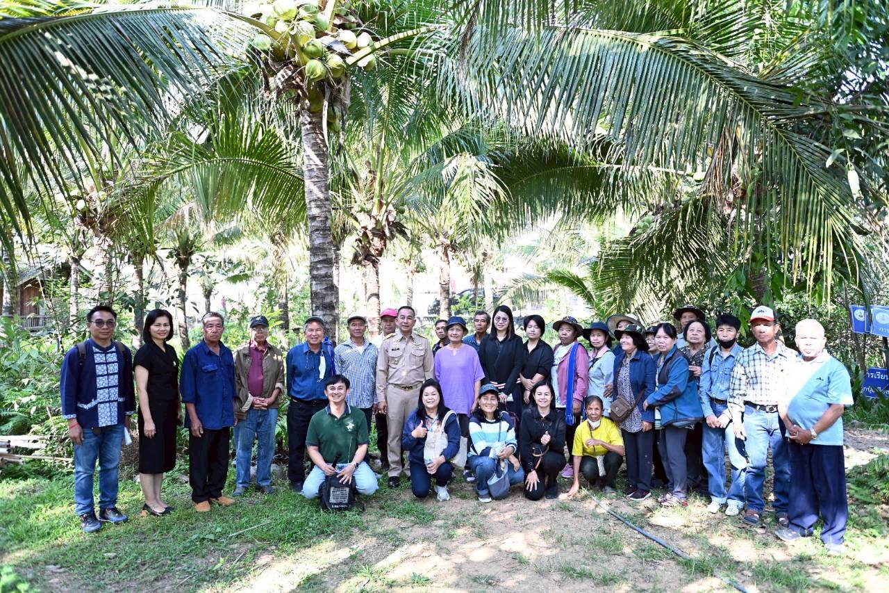 ศึกษาดูงานการผลิตพืชอินทรีย์ ภายใต้โครงการขับเคลื่อนกลไกสภานโยบายอาหารเพื่อสุขภาวะตลอดห่วงโซ่ในพื้นที่จังหวัดเชียงใหม่ ณ สวนฮ่มสะหลี และสวนเกษตรอินทรีย์ผสมผสาน ดร.ชมชวน บุญระหงษ์ อำเภอสันทราย จังหวัดเชียงใหม่