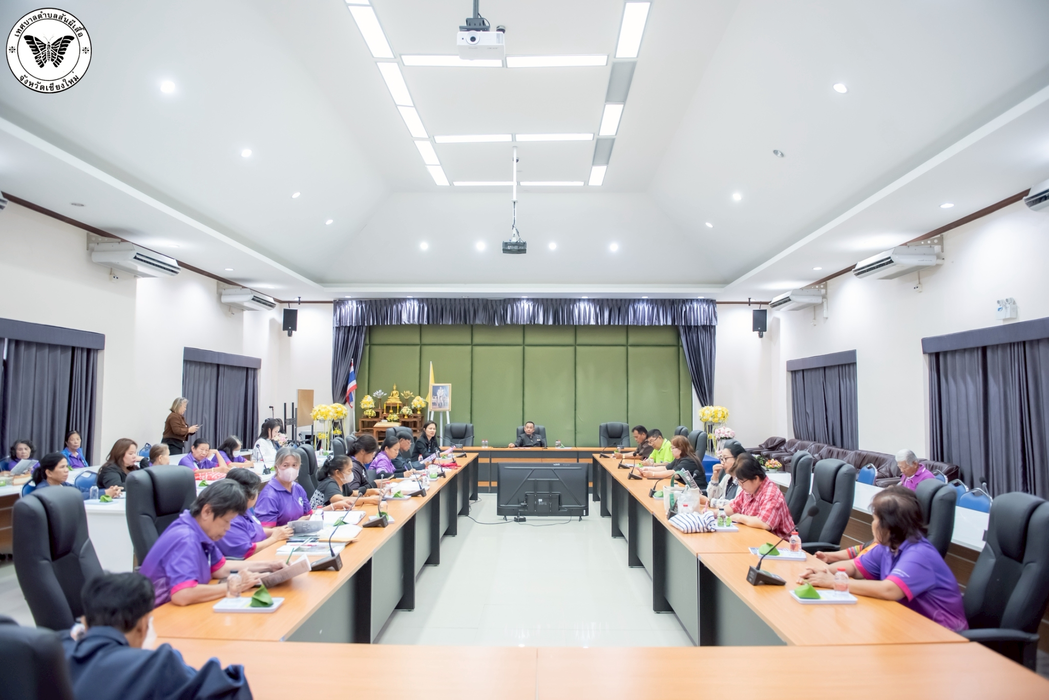 การประชุมหารือการดำเนินงานกองทุนสวัสดิการตำบลสันผีเสื้อ เพื่อร่วมพิจารณาแก้ไขระเบียบของกองทุนฯ เพิ่มเติม และเพิ่มเติมสวัสดิการของกองทุนฯ ให้มีความเหมาะสมสอดคล้องกับความต้องการของสมาชิก