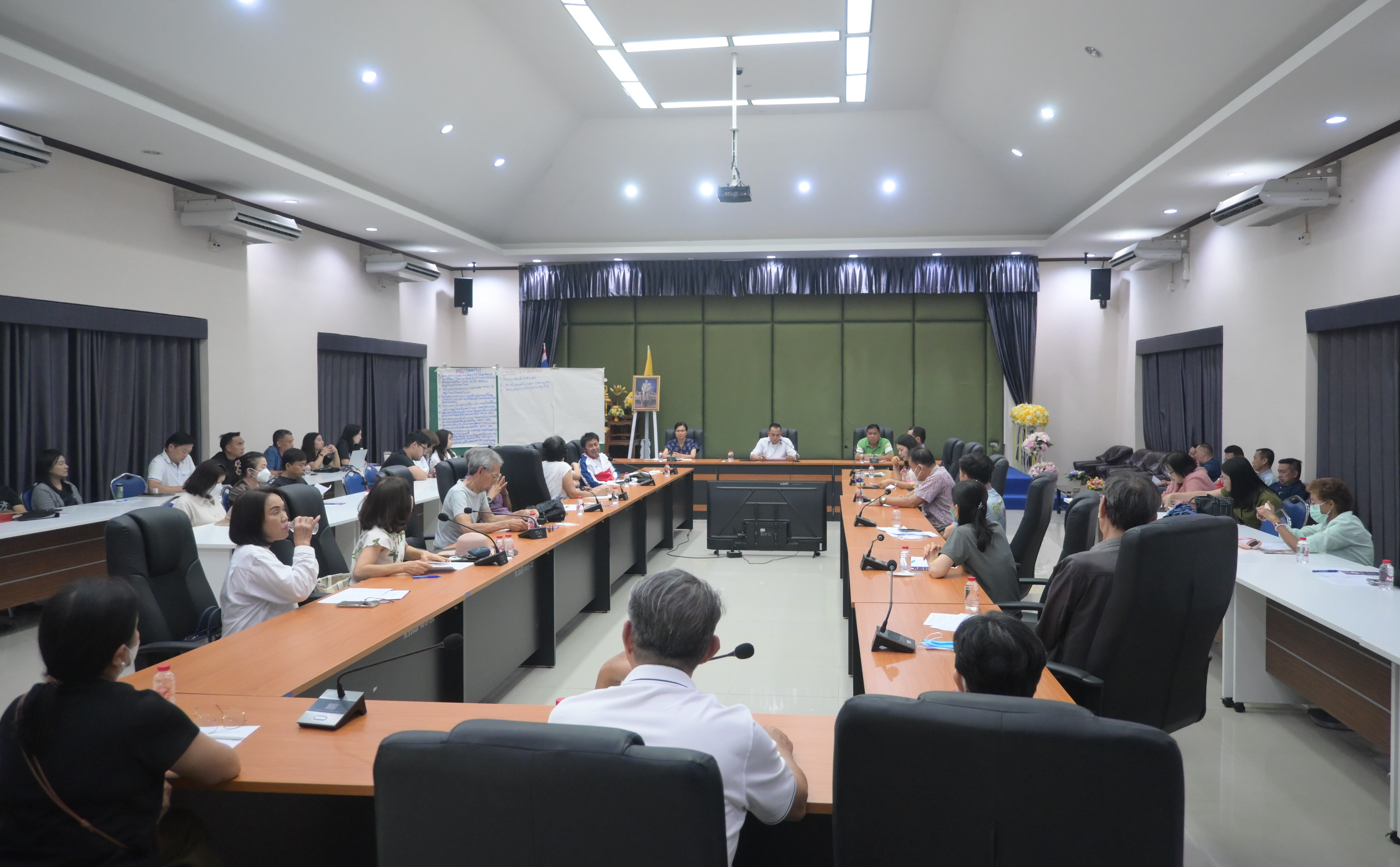 การประชุมประชาคม หมู่บ้านล้านนาวิลล์ หมู่ที่ 9 ต.สันผีเสื้อ