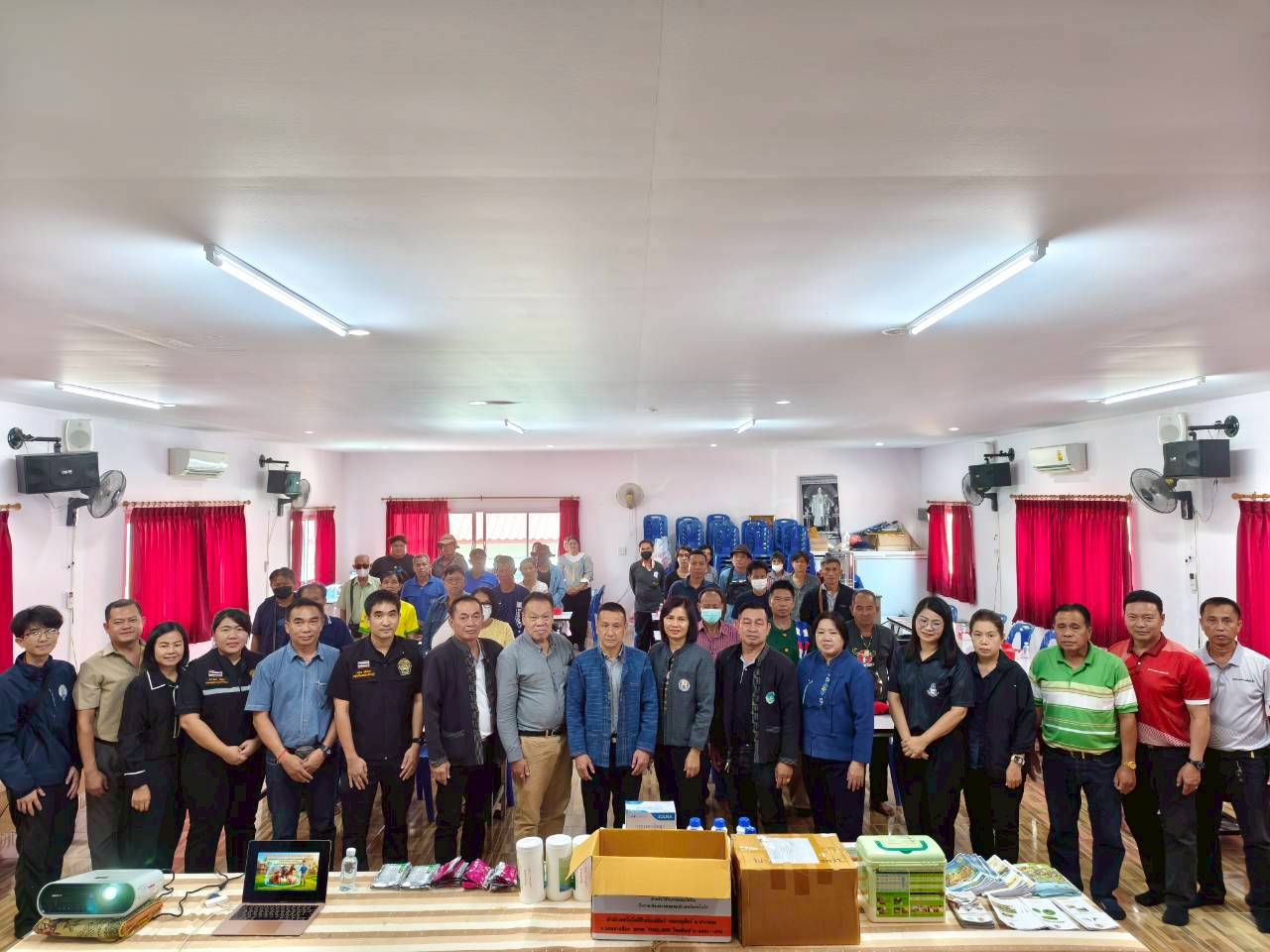 โครงการป้องกันและควบคุมโรคระบาดสัตว์ "กิจกรรมฝึกอบรมและปฏิบัติการป้องกันควบคุมโรคลัมปีสกิน (LSD) โรคปากเท้าเปื่อย (FMD) และเฝ้าระวังโรคระบาดสัตว์ระดับตำบล"