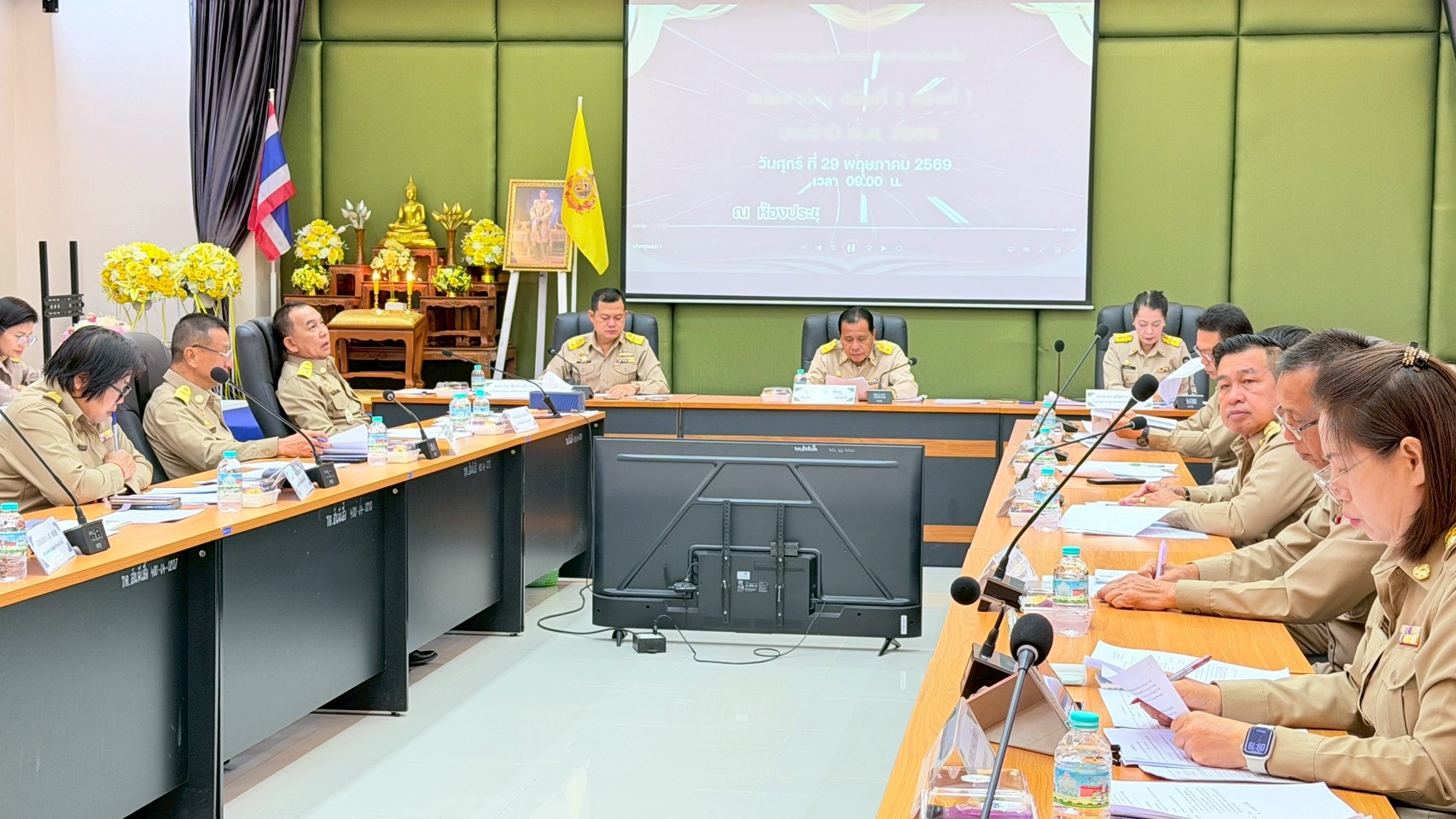 การประชุมสภาเทศบาลตำบลสันผีเสื้อ สมัยสามัญ สมัยที่ 2 ครั้งที่ 1 ประจำปี พ.ศ.2569