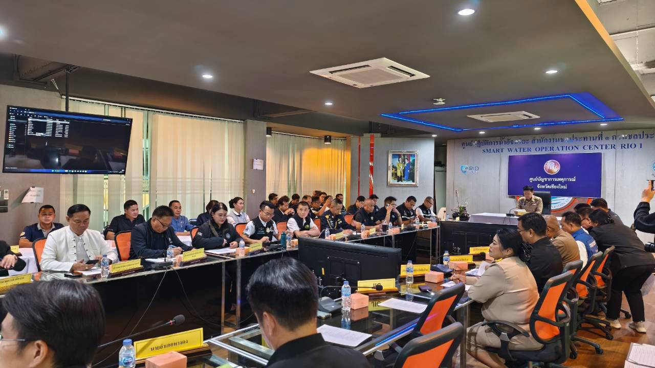 นายสมบูรณ์ บุญเรือง นายกเทศมนตรีตำบลสันผีเสื้อ เข้าร่วมประชุมศูนย์บัญชาการเหตุการณ์จังหวัดเชียงใหม่ กรณีอุทกภัยน้ำป่าไหลหลากและดินถล่ม ปี 2569 ครั้งที่ 6/2569